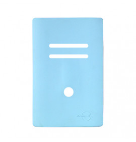 Placa p/ 2 Interruptores + Furo 4x2 - Novara Especiais Celeste